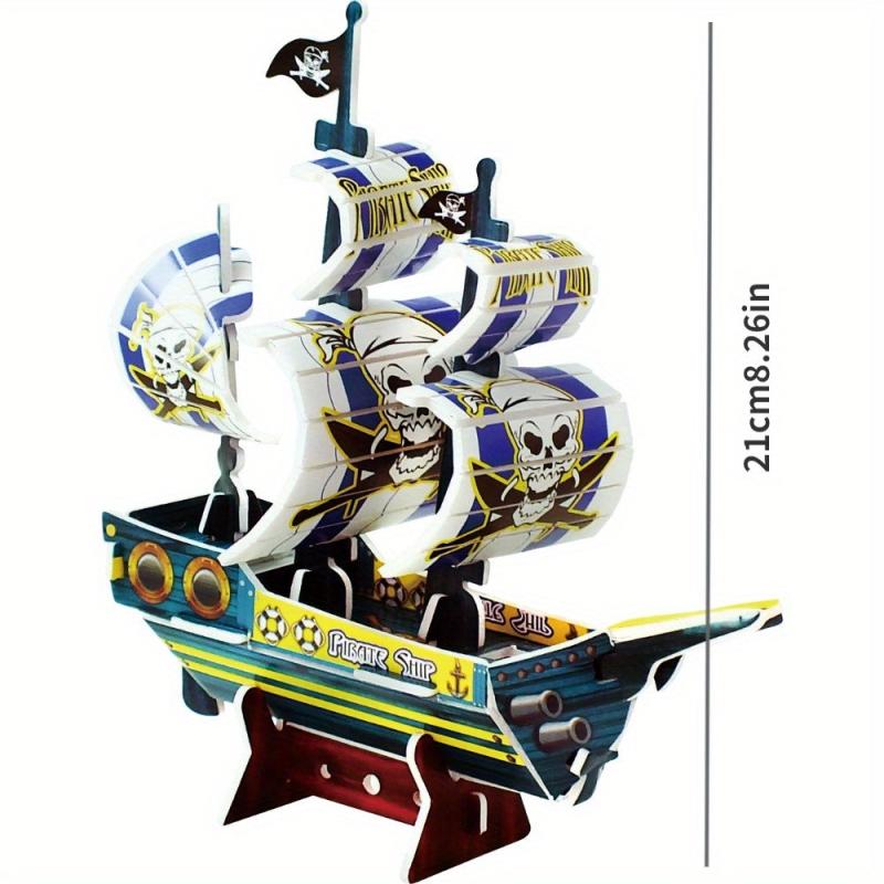 Pirate Educational 3D Puzzle DIY Pirate Jigsaw Puzzle