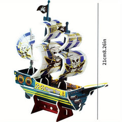 Pirate Educational 3D Puzzle DIY Pirate Jigsaw Puzzle