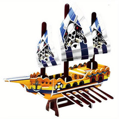 Pirate Educational 3D Puzzle DIY Pirate Jigsaw Puzzle