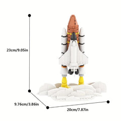 Space Shuttle Rocket Launch Building Blocks Puzzle Game Toy