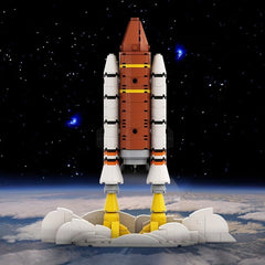 Space Shuttle Rocket Launch Building Blocks Puzzle Game Toy