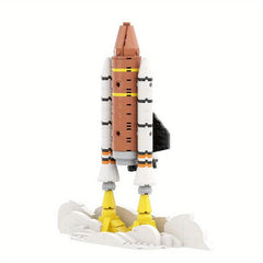 Space Shuttle Rocket Launch Building Blocks Puzzle Game Toy