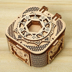 3D Wooden Puzzle Children's Music Box DIY Toy Tabletop Decoration