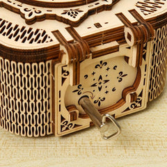 3D Wooden Puzzle Children's Music Box DIY Toy Tabletop Decoration