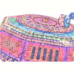 Wooden Puzzle Toy for Children and Adults - Phonophone Board Puzzle