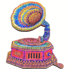 Wooden Puzzle Toy for Children and Adults - Phonophone Board Puzzle