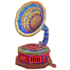 Wooden Puzzle Toy for Children and Adults - Phonophone Board Puzzle