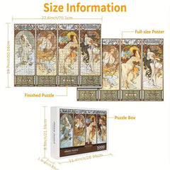 1000 Pieces Goddess Of Four Seasons Jigsaw Puzzle for Adults