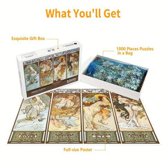 1000 Pieces Goddess Of Four Seasons Jigsaw Puzzle for Adults