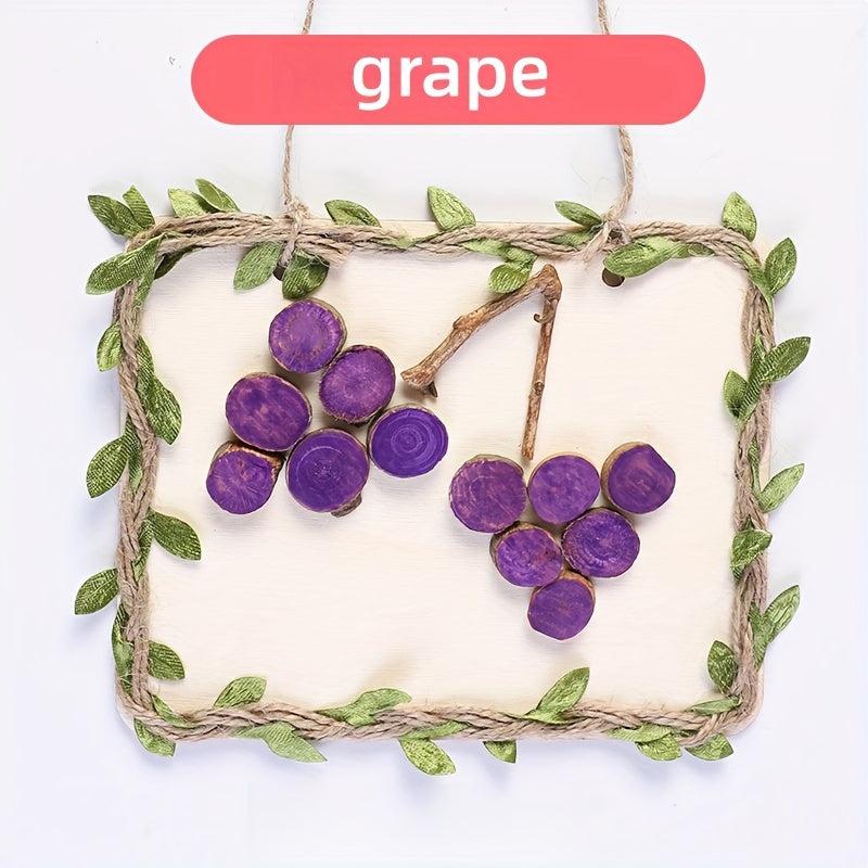 Kids DIY Wooden Branch Ornaments for Collage Paintings
