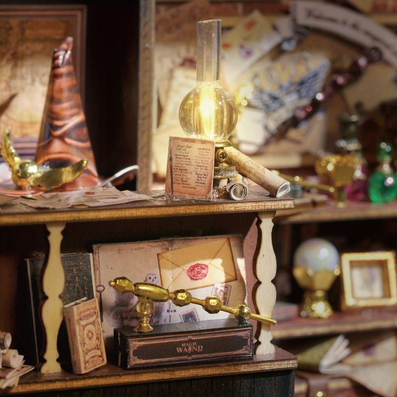 3D Puzzle Doll House Magic Shop Wooden Furniture Kit