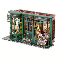 3D Puzzle Doll House Magic Shop Wooden Furniture Kit