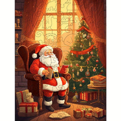 Christmas Puzzle Santa Claus Holiday Entertainment Difficult