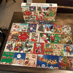 Christmas Temporary Jigsaw Puzzles 1000pcs for Adults Kids - Christmas Countdown
