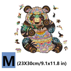 Panda Shape Puzzle Irregular Animal Puzzle Pieces KY9161