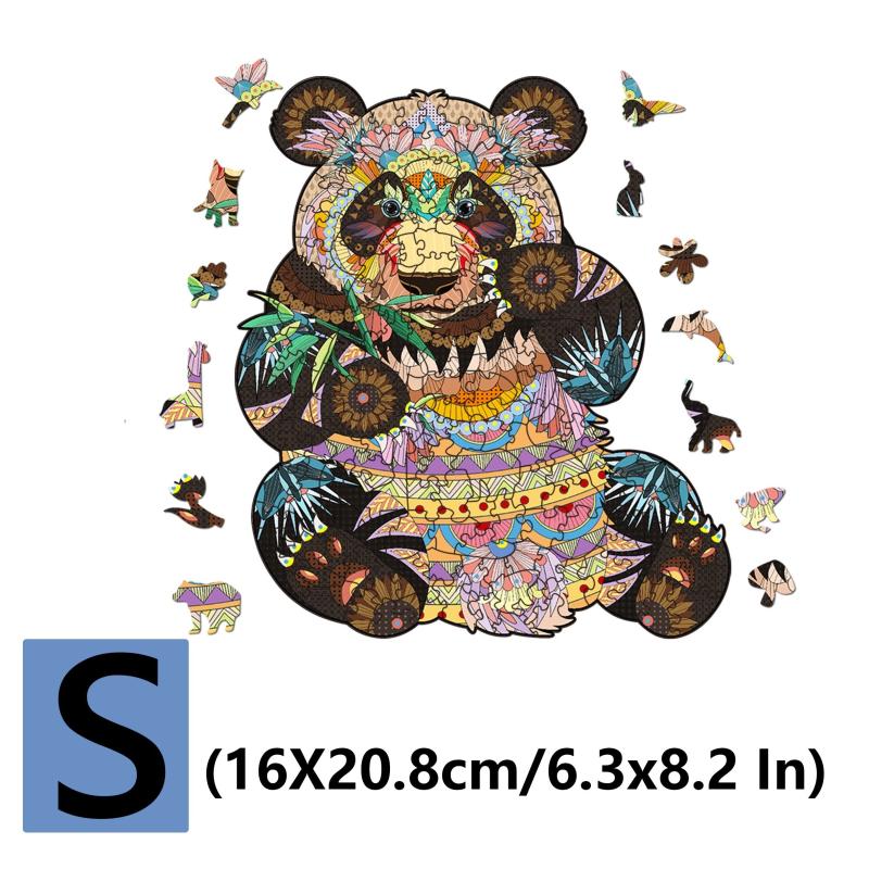 Panda Shape Puzzle Irregular Animal Puzzle Pieces KY9161