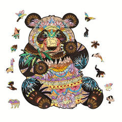 Panda Shape Puzzle Irregular Animal Puzzle Pieces KY9161