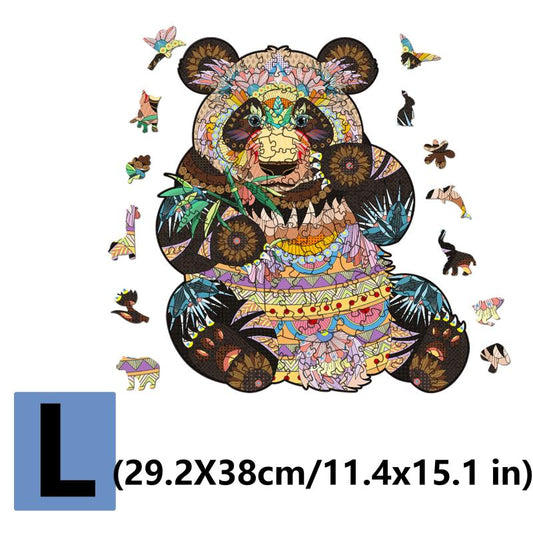 Panda Shape Puzzle Irregular Animal Puzzle Pieces KY9161