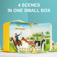 3D Farm Puzzle DIY Toy for Kids 3-6 Years Old