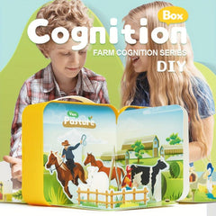 3D Farm Puzzle DIY Toy for Kids 3-6 Years Old