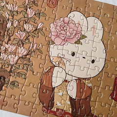 369-Piece Oriental Ancient Puzzle Rabbit Shape Toy
