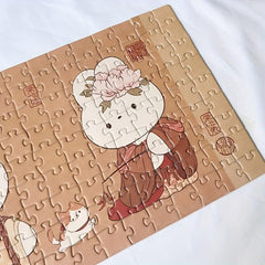 369-Piece Oriental Ancient Puzzle Rabbit Shape Toy