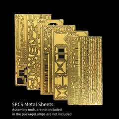 3D Metal Puzzle Ancient Architecture Yuejiang Tower DIY Jigsaw Puzzle