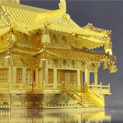 3D Metal Puzzle Ancient Architecture Yuejiang Tower DIY Jigsaw Puzzle