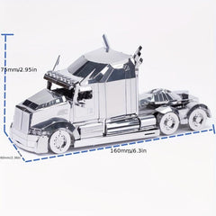 Truck 3D Metal Assembly Model Puzzle DIY Decoration Ornament Gift