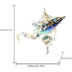 Royal Wind Chime 3D Metal Assembled Model