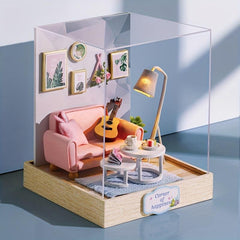 3D House Puzzle DIY Kitchen Bedroom Girl Toy Gift