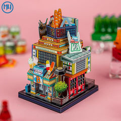 MU Global Travel Asia Metal Assembly Model Puzzle Gift