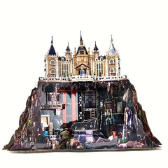 3D Metal Assembled Toy Castle Model Puzzle Game Building Manor Hand Model