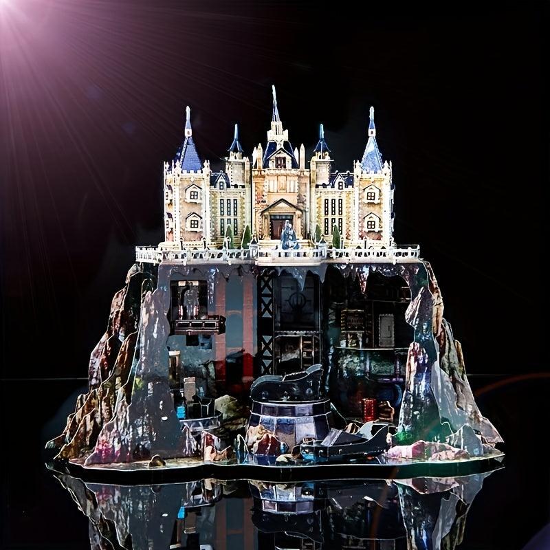 3D Metal Assembled Toy Castle Model Puzzle Game Building Manor Hand Model