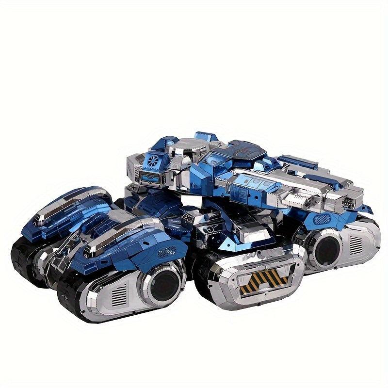 Metal Glue 3D Puzzle Interstellar Tank Model Educational Toy