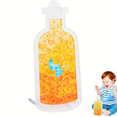 3D Animal Jigsaw Puzzle Acrylic Bottle Standard Puzzle DIY Pig Duck Cat Gift Set