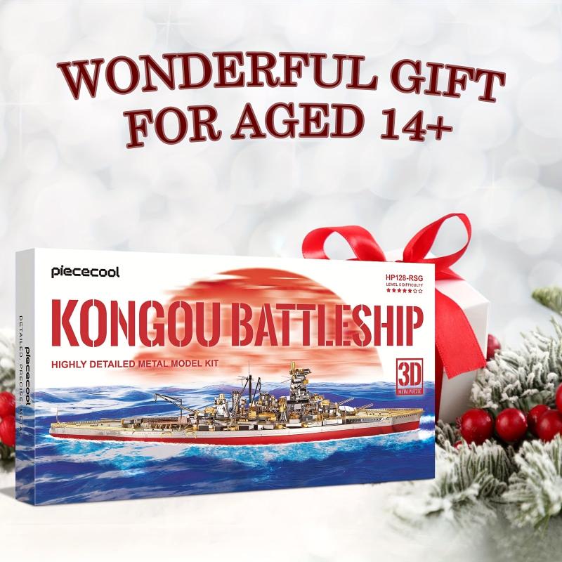 Piececool 3D Metal Battleship Model Kits - Great Birthday Gift