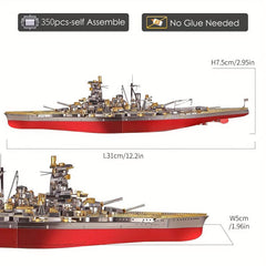 Piececool 3D Metal Battleship Model Kits - Great Birthday Gift