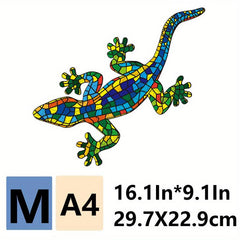 Plaid Lizard Jigsaw Puzzle Fun Challenge