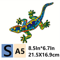 Plaid Lizard Jigsaw Puzzle Fun Challenge