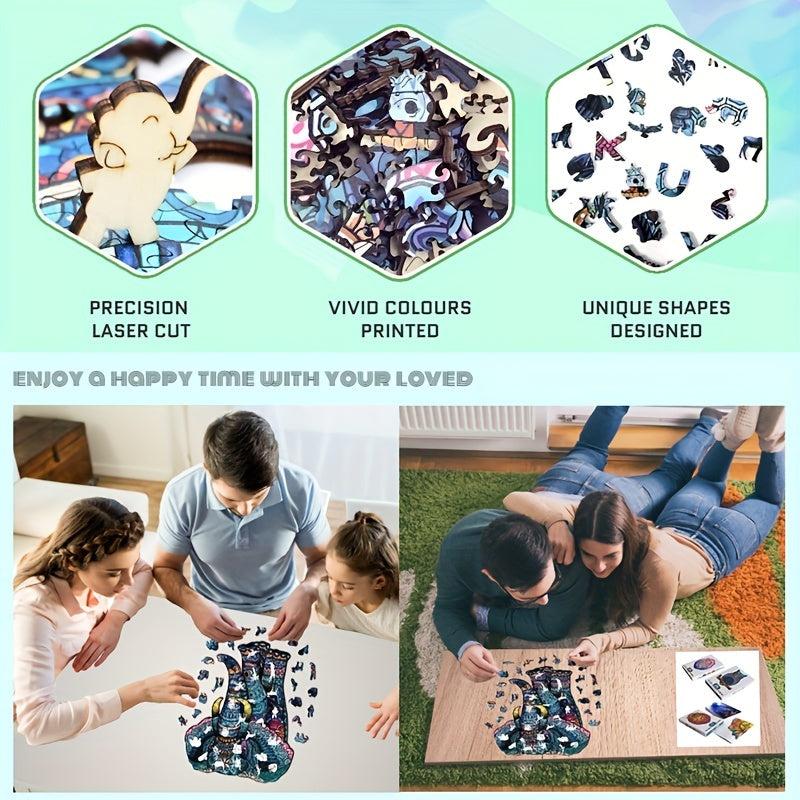 Plaid Lizard Jigsaw Puzzle Fun Challenge