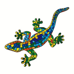 Plaid Lizard Jigsaw Puzzle Fun Challenge