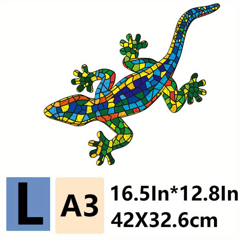Plaid Lizard Jigsaw Puzzle Fun Challenge