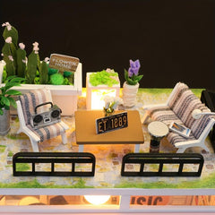 DIY 3D Jigsaw Model Building Kit Assembly House Doll House Mini Home Kit