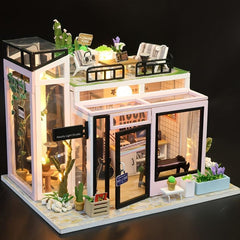 DIY 3D Jigsaw Model Building Kit Assembly House Doll House Mini Home Kit