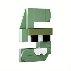 Arabic Numerals 0-9 Puzzle Building Block Set Creative DIY Building Block Toys