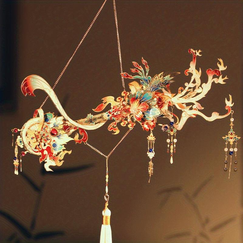 3D Metal Puzzle Hairpin DIY Hanfu Accessory Gift for Girlfriend