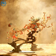 3D Metal Puzzle Hairpin DIY Hanfu Accessory Gift for Girlfriend