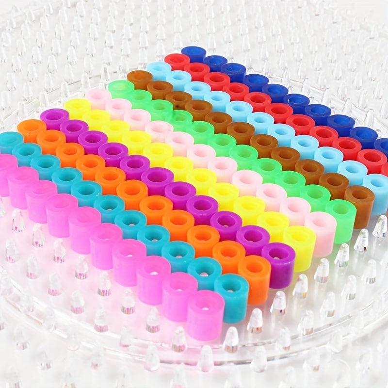 500 Piece Fuse Beads Kit 48 Colors DIY Arts & Crafts Educational Toys