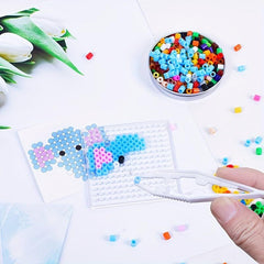 500 Piece Fuse Beads Kit 48 Colors DIY Arts & Crafts Educational Toys